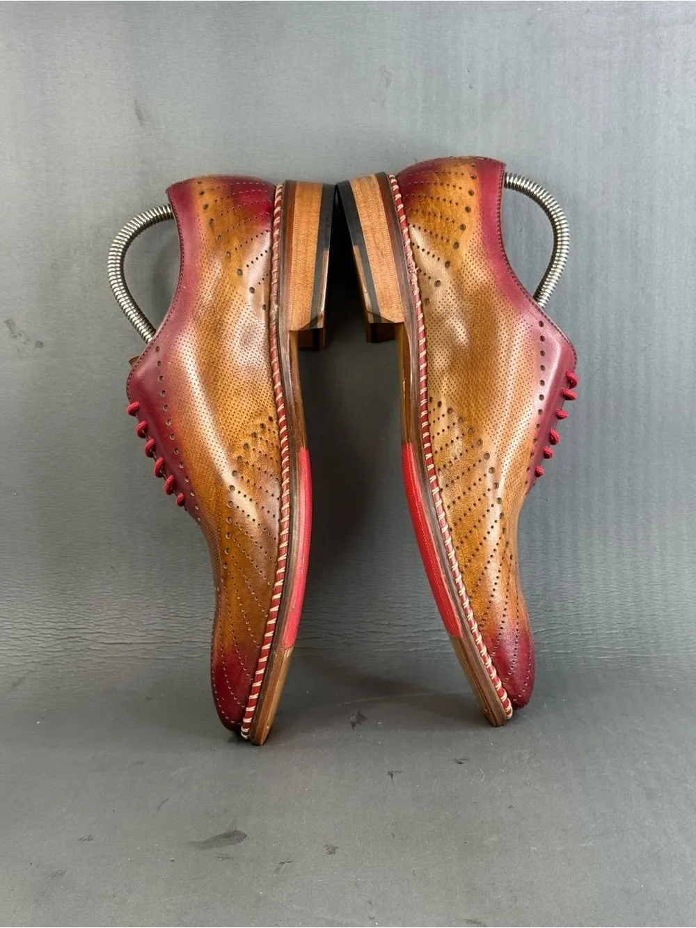 JOSE REAL VELOCE CUOIO ENGLAND OXFORD shoes men’s size 8 (41)